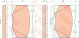 TRW Bremsbelagsatz, Scheibenbremse GDB3498