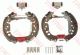 TRW Bremsbackensatz GSK1628
