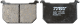 TRW Bremsbelagsatz, Scheibenbremse MCB516