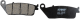 TRW Bremsbelagsatz, Scheibenbremse MCB598