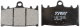 TRW Bremsbelagsatz, Scheibenbremse MCB602