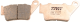 TRW Bremsbelagsatz, Scheibenbremse MCB672SH