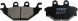 TRW Bremsbelagsatz, Scheibenbremse MCB760