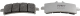 TRW Bremsbelagsatz, Scheibenbremse MCB792CRQ
