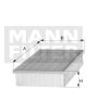 MANN-FILTER Luftfilter C 27 031