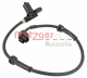 METZGER Sensor, Raddrehzahl 0900086