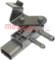 METZGER Sensor, Abgasdruck 0906300