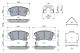 BOSCH Bremsbelagsatz, Scheibenbremse 0 986 424 951