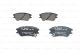 BOSCH Bremsbelagsatz, Scheibenbremse 0 986 494 155