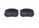 BOSCH Bremsbelagsatz, Scheibenbremse 0 986 494 905