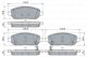 BOSCH Bremsbelagsatz, Scheibenbremse 0 986 494 906