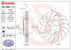 BREMBO Bremsscheibe 09.B807.51