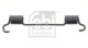 FEBI BILSTEIN Feder, Bremsbacken 02104