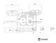 FEBI BILSTEIN Bremsbelagsatz, Scheibenbremse 1002008