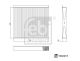 FEBI BILSTEIN Filter, Innenraumluft 1002257