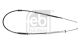 FEBI BILSTEIN Seilzug, Feststellbremse 101804