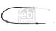 FEBI BILSTEIN Seilzug, Feststellbremse 101810