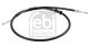 FEBI BILSTEIN Seilzug, Feststellbremse 106234