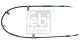 FEBI BILSTEIN Seilzug, Feststellbremse 106713