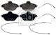 FEBI BILSTEIN Bremsbelagsatz, Scheibenbremse 116037