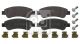 FEBI BILSTEIN Bremsbelagsatz, Scheibenbremse 16814