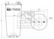 FEBI BILSTEIN Federbalg, Luftfederung 174301