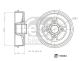 FEBI BILSTEIN Bremstrommel 176963