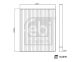 FEBI BILSTEIN Filter, Innenraumluft 182899