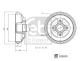FEBI BILSTEIN Bremstrommel 183839