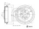 FEBI BILSTEIN Bremstrommel 184052