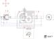 FEBI BILSTEIN Axialgelenk, Spurstange 185477