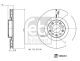 FEBI BILSTEIN Bremsscheibe 186033