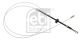 FEBI BILSTEIN Seilzug, Feststellbremse 23973