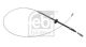 FEBI BILSTEIN Seilzug, Feststellbremse 24228