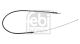 FEBI BILSTEIN Seilzug, Feststellbremse 24518