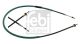 FEBI BILSTEIN Seilzug, Feststellbremse 49620
