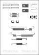 TRISCAN Zubehörsatz, Bremsbacken 8105 102521