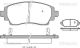 TRISCAN Bremsbelagsatz, Scheibenbremse 8110 13021