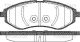 TRISCAN Bremsbelagsatz, Scheibenbremse 8110 21005