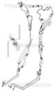 TRISCAN Hydraulikschlauch, Lenkung 8516 16038