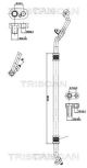 TRISCAN Hochdruck-/Niederdruckleitung, Klimaanlage 9010 10015