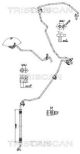 TRISCAN Hochdruck-/Niederdruckleitung, Klimaanlage 9010 10020