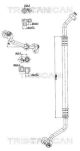 TRISCAN Hochdruck-/Niederdruckleitung, Klimaanlage 9010 23003