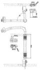 TRISCAN Hochdruck-/Niederdruckleitung, Klimaanlage 9010 23010