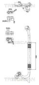 TRISCAN Hochdruck-/Niederdruckleitung, Klimaanlage 9010 23011
