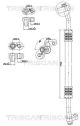 TRISCAN Hochdruck-/Niederdruckleitung, Klimaanlage 9010 23013
