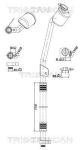 TRISCAN Hochdruck-/Niederdruckleitung, Klimaanlage 9010 23030