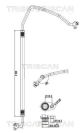 TRISCAN Hochdruck-/Niederdruckleitung, Klimaanlage 9010 25036