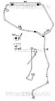 TRISCAN Hochdruck-/Niederdruckleitung, Klimaanlage 9010 25039