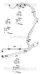 TRISCAN Hochdruck-/Niederdruckleitung, Klimaanlage 9010 28112